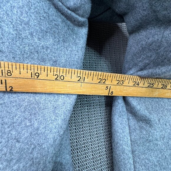 Calvin Klein women's size m Double Layer Wool Blend Grey Jacket - Picture 6 of 11